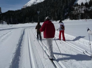 Sortie en ski nordique a Pralognan